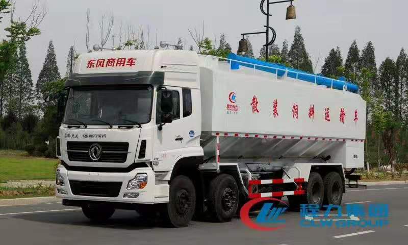 易倍·(中国)体育EMC东风天龙饲料车高清图